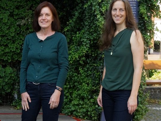 Mitarbeiterinnen der Stadt Bottrop, Sabine Voll und Katrin Knur