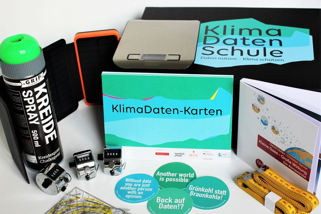 Materialien der Toolbox von KlimaDatenSchule