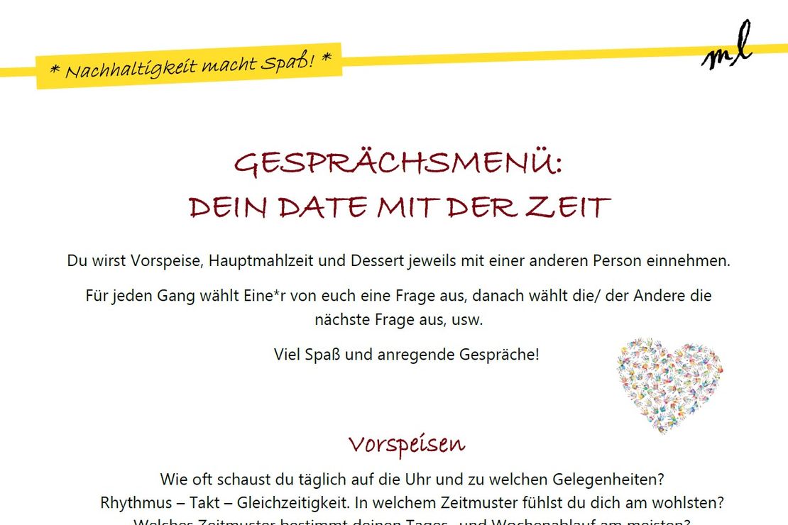 Ausschnitt aus dem Material: Fragenliste