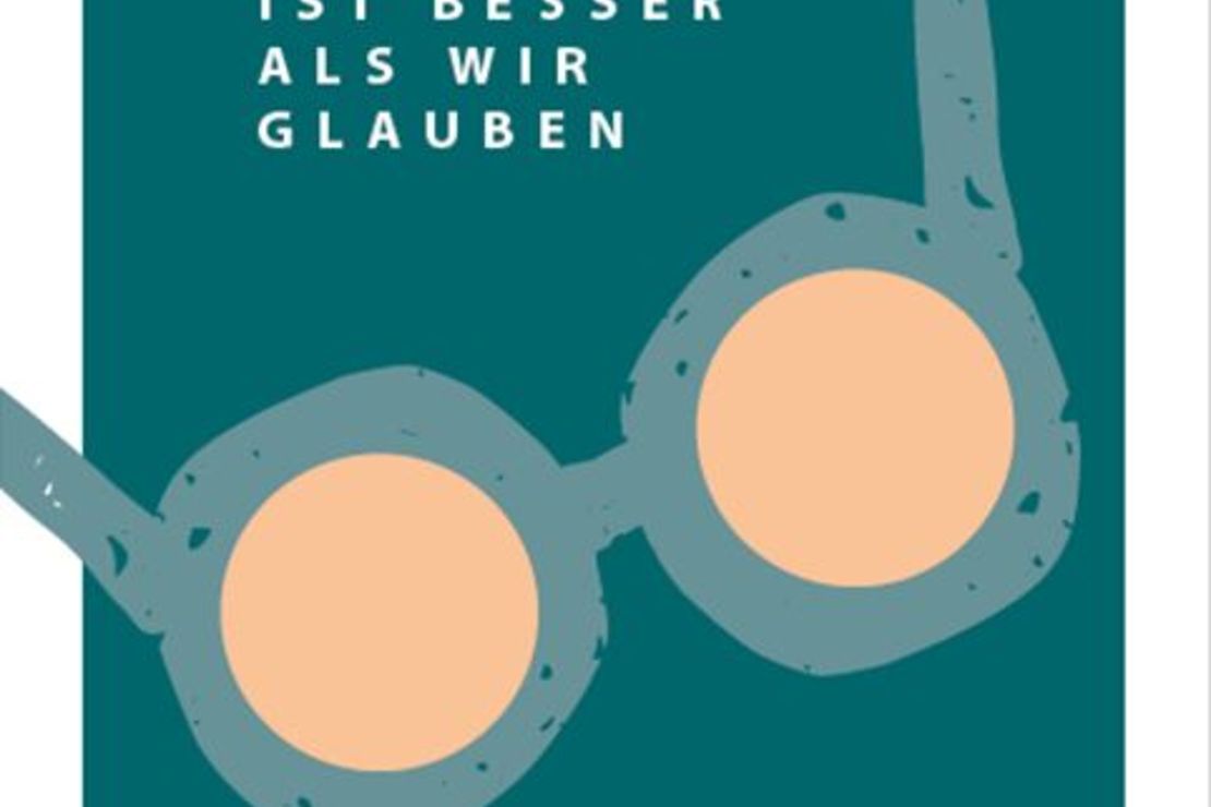 Titelbild des Flyers zur Ausstellung mit Brille