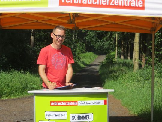 Umweltberater bei den Waldjugendspielen am Aktionszelz