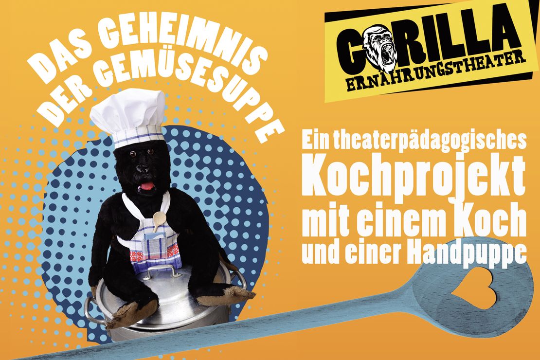Flyer für die Veranstaltung "Das Geheimnis der Gemüsesuppe"