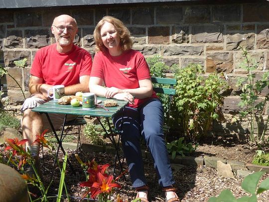 Das Klosterhof-Team Susanne Schulte und Peter Schmidt