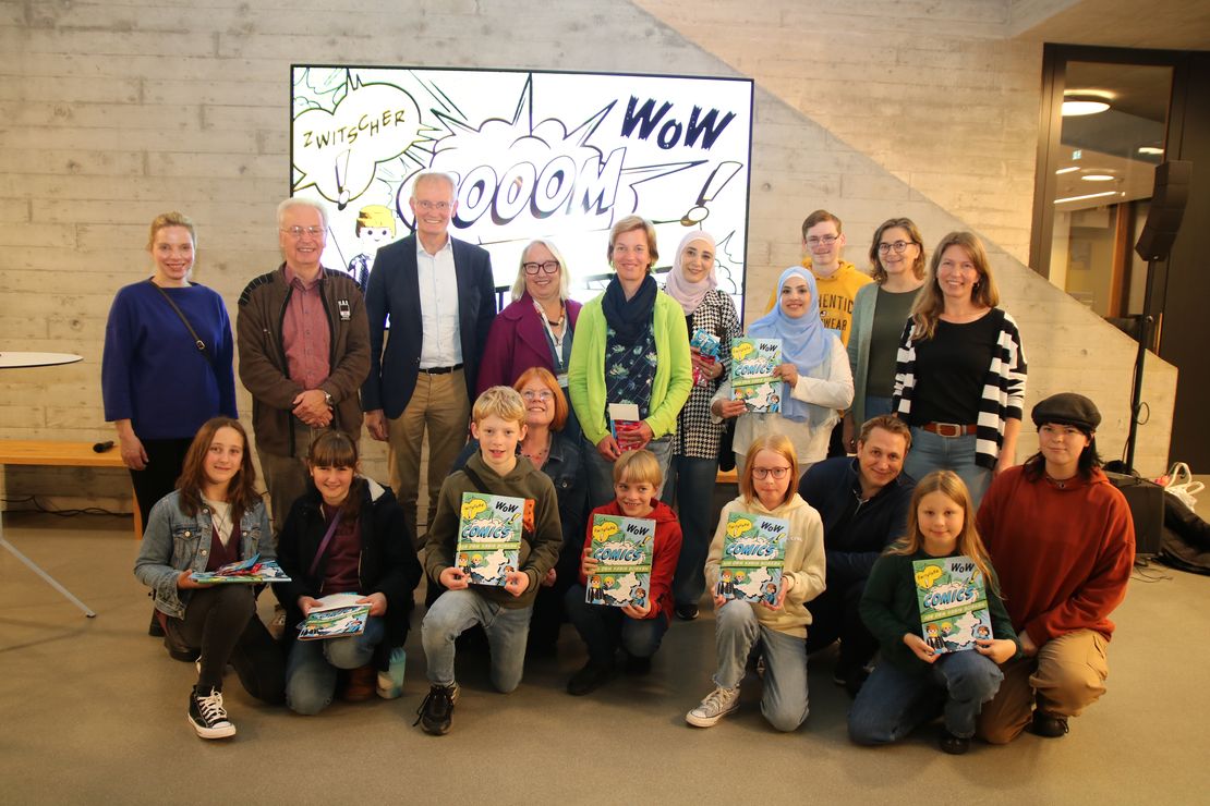 Gruppenbild der anwesenden Gewinner