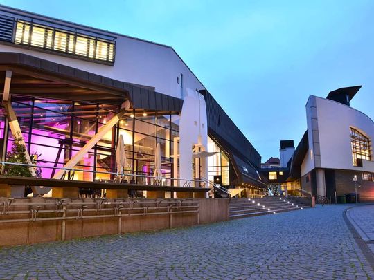 Das Gebäude der Stadtbücherei Münster am Alten Steinweg 